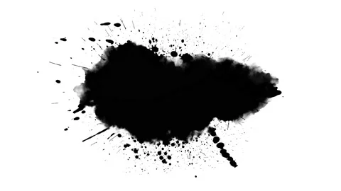Black inks drops Stock Footage 121323109