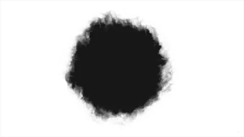 Black inks drops Stock Footage 125335657