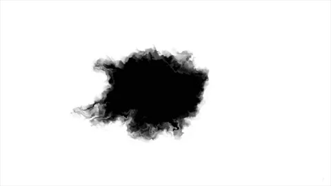 Black inks drops Stock Footage 125335665