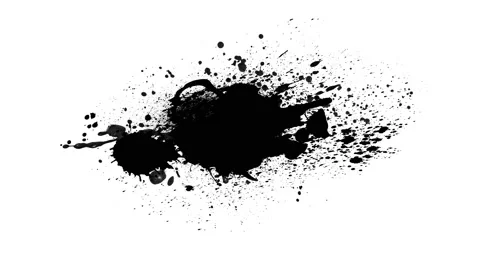 Black inks drops Stock Footage 130652846