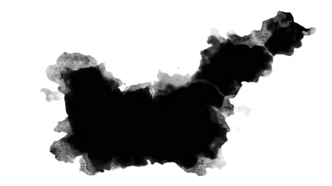 Black inks drops Stock Footage 132806715