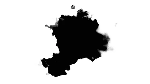 Black inks drops Vídeos de archivo 132806979