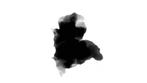 Black inks drops Vídeos de archivo 132807120