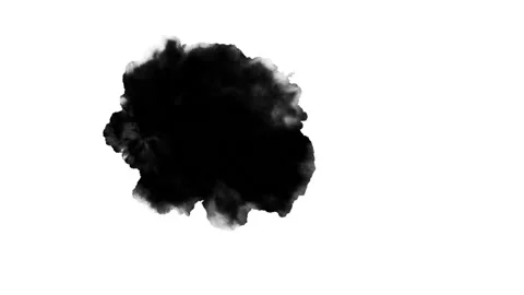 Black inks drops Video stock 140344607