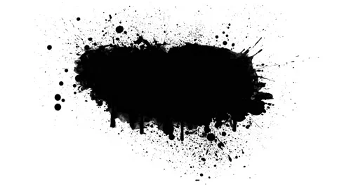 Black inks drops Stock-Footage 155108043