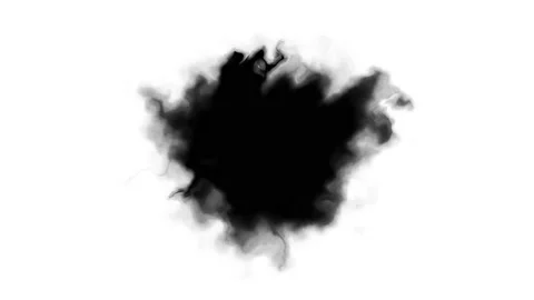 Black inks drops Video stock 158161132