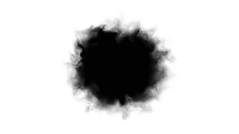 Black inks drops Video stock 158161234