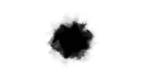 Black inks drops Stock Footage 158161337
