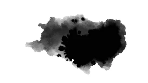 Black inks drops 動画素材 197666009