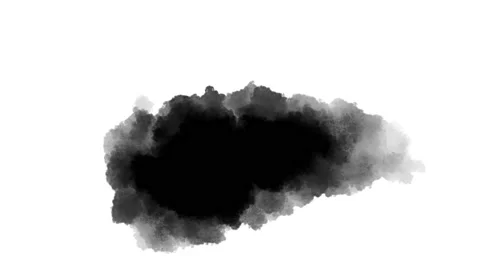 Black inks drops Video stock 197666712
