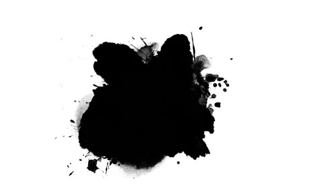 Black inks drops Stock Footage 237636037