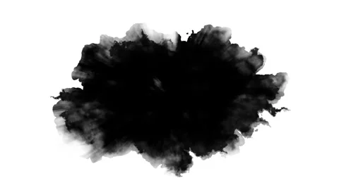 Black inks drops Video stock 294828377