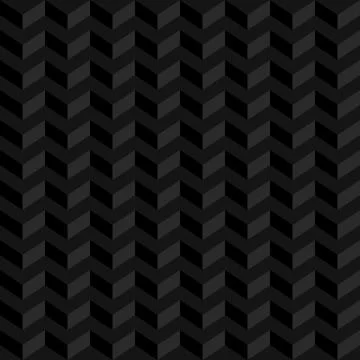 Black Isometric Chevron Pattern. Neutral Seamless Herringbone Wallpaper Bac.. Illustrazione stock