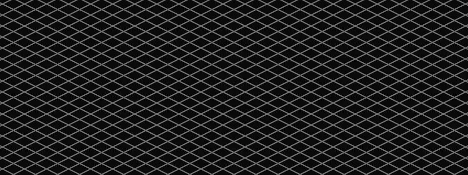 Black isometric grid background. Grid paper sheet. 스톡 일러스트