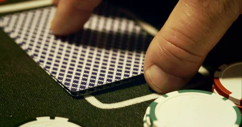 Black Jack Card Stock Footage 49405929