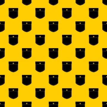 Black jeans pocket pattern vector Stock Illustration