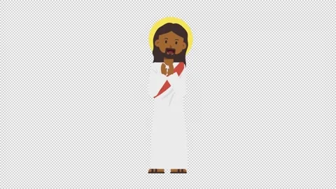 Black Jesus Clapping Stock Footage 205036724