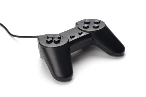 Black joystick Stock Photos