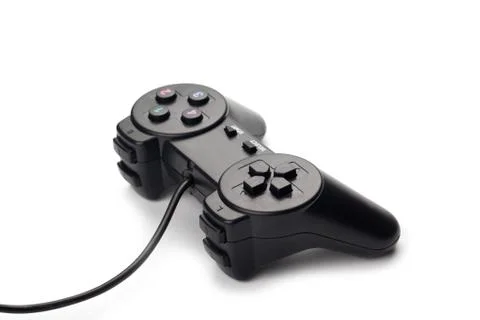 Black joystick Stock Photos