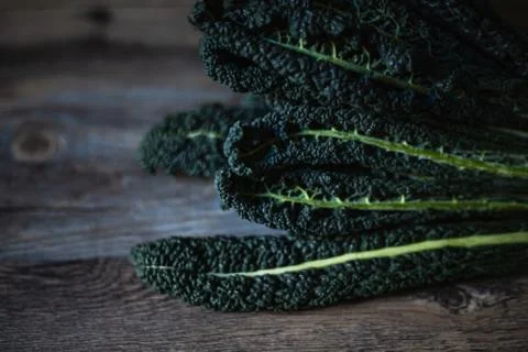 Black Kale Bunch Stock Photos