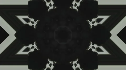 Black  Kaleidoscope Stock Footage 59943668