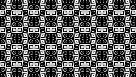 Black kaleidoscope Stock Footage 266940770