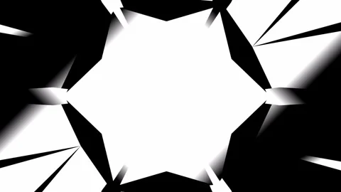 Black kaleidoscope Stock Footage 277569359