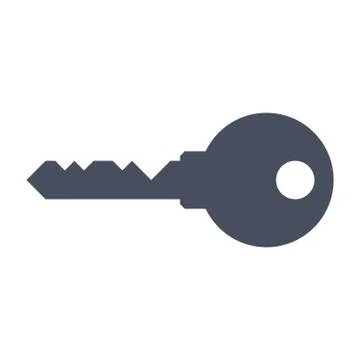 Black Key Icon Stock Illustration