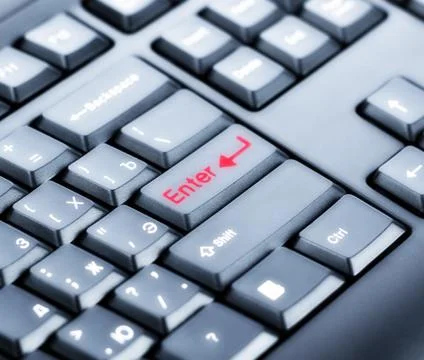 Black keyboard Stock Photos
