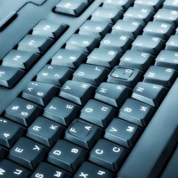 Black keyboard Stock Photos