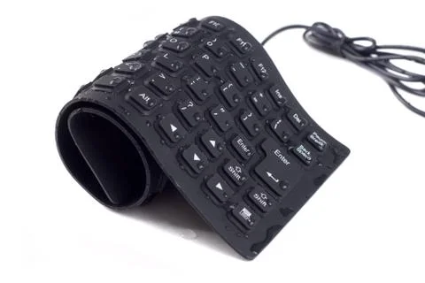 Black keyboard Fotos Stock