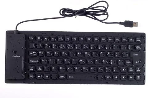 Black keyboard Stock Photos