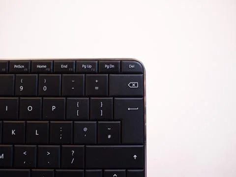 Black Keyboard Foto stock