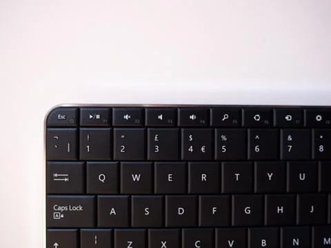 Black Keyboard Foto stock