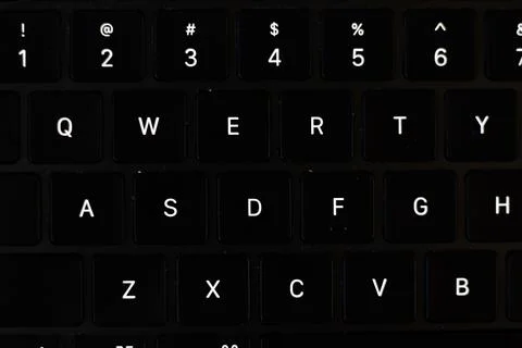 Black keyboard Stock Photos