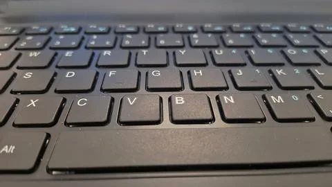 Black Keyboard on work Foto stock