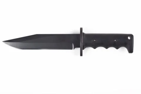 Black knife Stock Photos