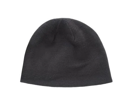Black knit cap Foto stock