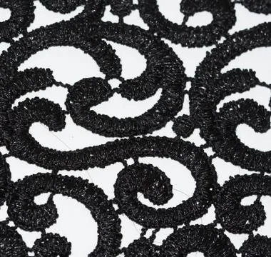 Black lace Stock Photos
