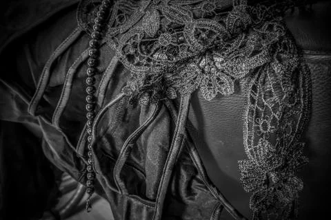 Black Lace Stock Photos