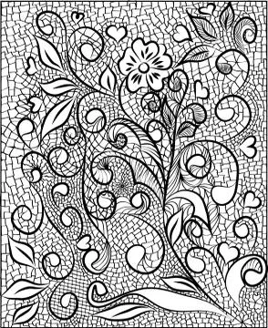Black lace vector design. Old lace background, ornamental flowers. Floral Stock Illustration