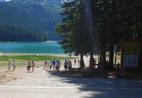 Black Lake Stock Photos