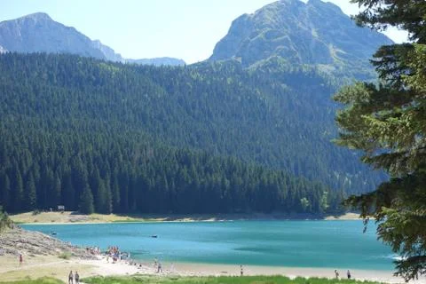Black Lake Stock Photos