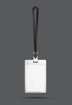 Black lanyard Stock-Illustration