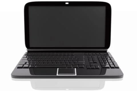 Black laptop Illustrazione stock