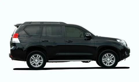 Black large SUV 스톡 사진