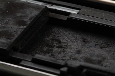 Black laser powder Stock Photos