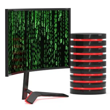 Black LCD tv screen イラスト素材