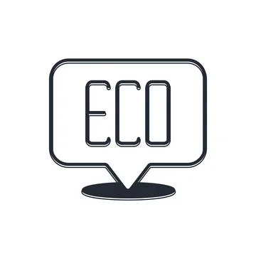 Black Leaf Eco symbol icon isolated on white background. Banner, label, tag.. Stock Illustration