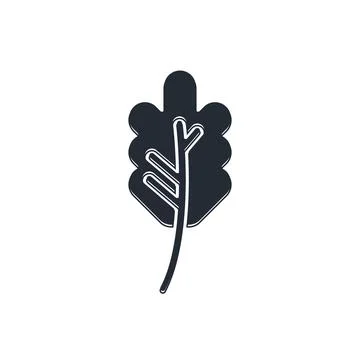 Black Leaf icon isolated on white background. Leaves sign. Fresh natural pr.. イラスト素材